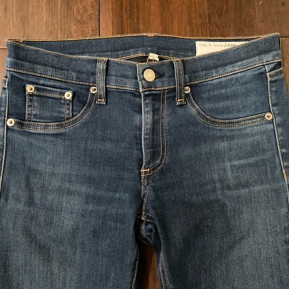 Rag & Bone Dark Wash Jeans Size 27 - Picture 2 of 6